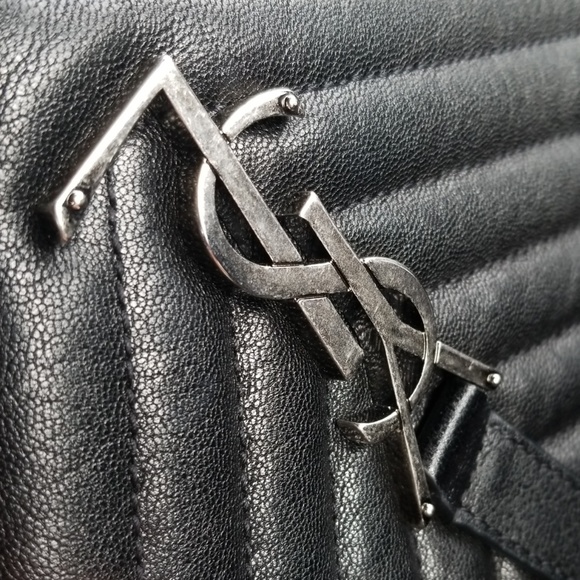 Saint Laurent Large College bag Black & Gunmetal - Picture 8 of 8